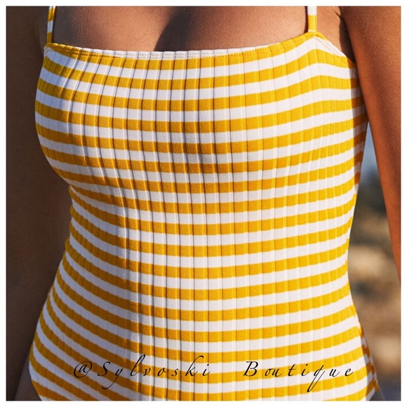 🔥 LA Hearts Ibiza Bardot One Piece Swimsuit. NWT - Picture 5 of 8